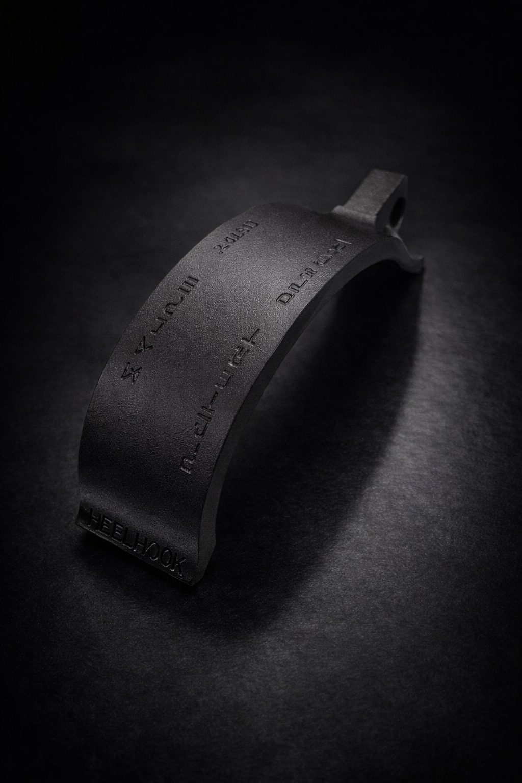 HeelHook™ Matte Black | Highway Touring Pegs