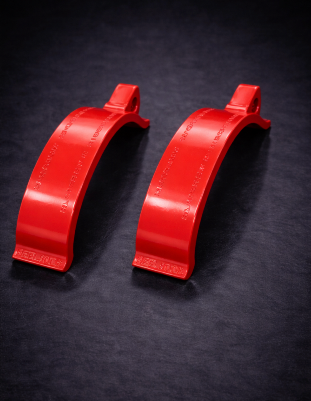 HeelHook™ Red Gloss | Highway Touring Pegs