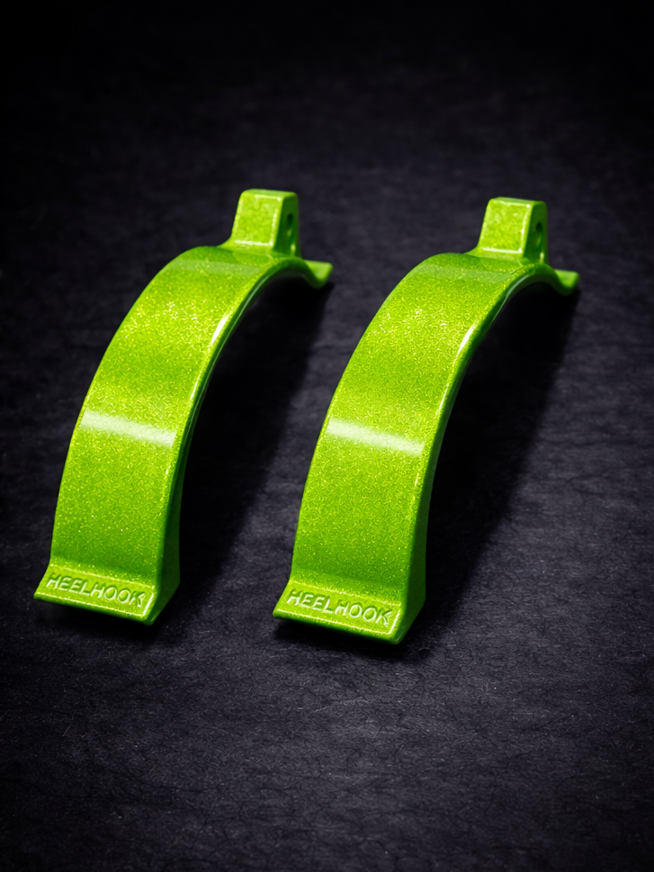 HeelHook™ Green Gloss | Highway Touring Pegs