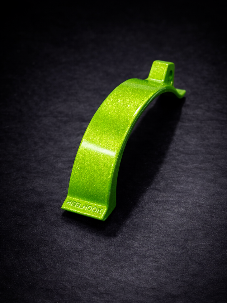 HeelHook™ Green Gloss | Highway Touring Pegs