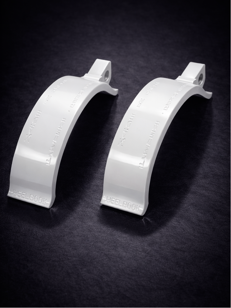 HeelHook™ White Gloss | Highway Touring Pegs