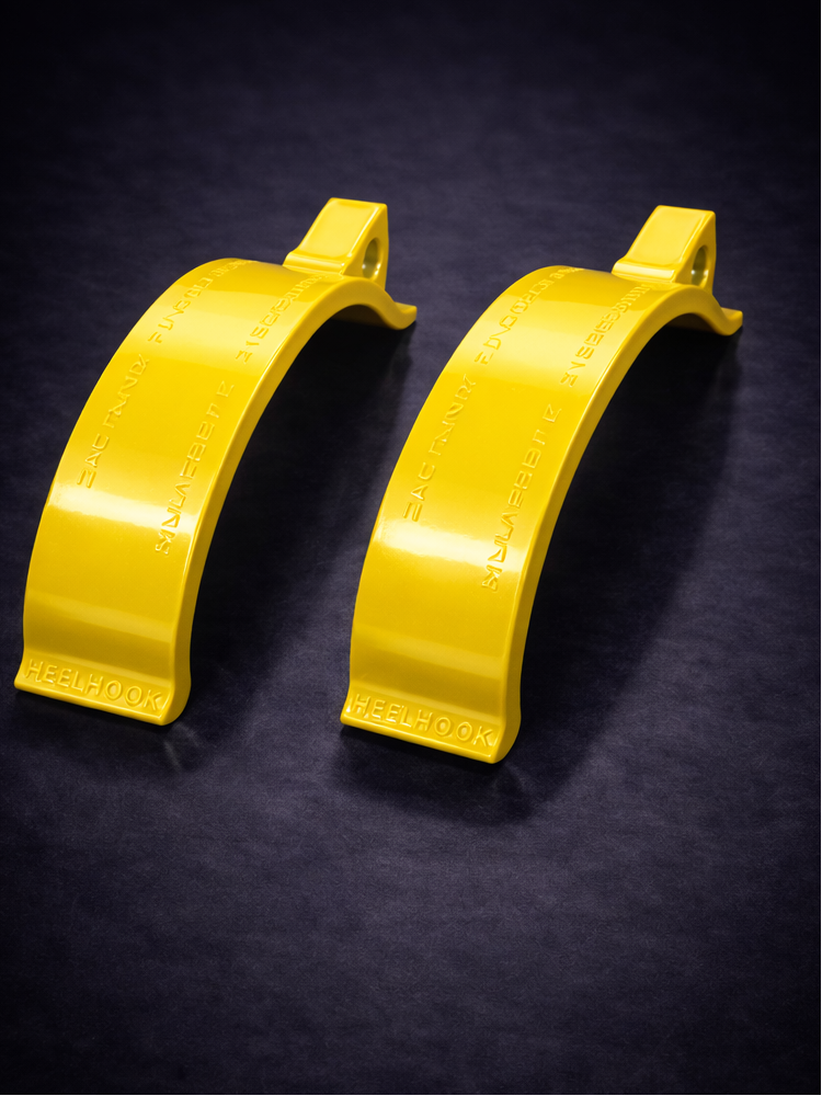 HeelHook™ Yellow Gloss | Highway Touring Pegs